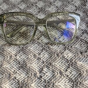 DIFF BELLA Eyewear Olive Blue Light Glasses